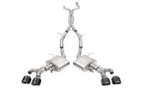 3 Inch Cat-Back Exhaust with Dual Mode Active Exhaust; Corsa Double X-Pipe, Dual Rear Exit with T...