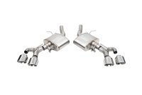 3 Inch Axle-Back Exhaust with Dual Mode Active Exhaust; Dual Rear Exit with Twin 4.5 Inch Pro Ser...