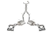3 Inch Cat-Back Exhaust with Dual Mode Active Exhaust; Corsa Double X-Pipe, Dual Rear Exit with T...