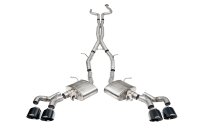 3 Inch Cat-Back Exhaust with Dual Mode Active Exhaust; Corsa Double X-Pipe, Dual Rear Exit with T...