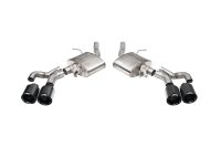 3 Inch Axle-Back Exhaust with Dual Mode Active Exhaust; Dual Rear Exit with Twin 4.5 Inch CarbonB...