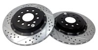 Eradispeed Plus Disc Brake Rotors Rear 93-97 Chevy Camaro And Pontiac Firebird All W/O Abs Baer B...