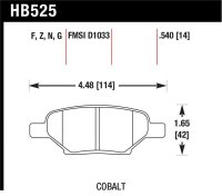 HAWK HPS Brake Pad Sets
