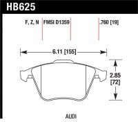 HAWK HPS Brake Pad Sets