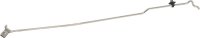 Jeep JK Hood Prop Rod 07-18 Wrangler JK Polished Silver Kentrol
