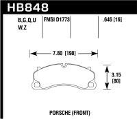 HAWK HPS 5.0 Brake Pad Sets