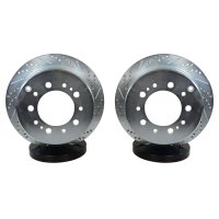 Claw Performance Rotors Rear 98-07 Toyota Land Cruiser And 98-07 Lexus Lx470 Baer Brakes