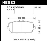 HAWK HPS 5.0 Brake Pad Sets