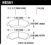 HAWK LTS Brake Pads