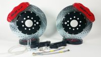 Brake System 13 Inch Front Pro+ Red 79-02 Mustang BAER Brakes