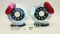 Brake System 11.625 Inch Front SS4+ Deep Stage Drag Race Fire Red BAER Brakes