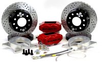 Brake System 11 Inch Rear SS4+ No Park Brake Red Ford 9/8 Inch BAER Brakes