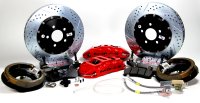Extreme Plus Brake System Rear 15-23 Ford Mustang (S550) Silver Baer Brakes