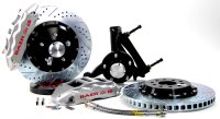 Brake System 14 Inch Front Extreme+ Silver 70-81 GM F Body Modified Stock Spindles BAER Brakes