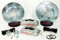 Brake System 14 Inch Front Extreme+ Silver 06-09 Chevy TrailBlazer SS BAER Brakes