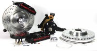 Brake System 13 Inch Front Track4 Black70-81 GM F Body Modified Drop Spindles BAER Brakes