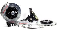 Pro Plus Brake System Front 94-96 Chevy Impala Ss (Comes Assembled On 2 Inch Drop Spindles) Silve...