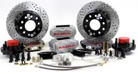S4 Brake System Front 65-66 Ford Mustang W/ Ridetech Truturn Spindles Silver W/Ridetech Truturn S...