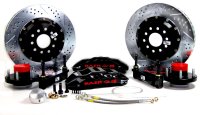 Extreme Plus Brake System Front 65-66 Ford Mustang W/Ridetech Truturn Suspension And Spindles Bla...