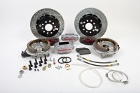 Brake System 13 Inch Rear SS4+ w/Park Brake Silver 60-87 GM C 10 Truck 5 Lug BAER Brakes