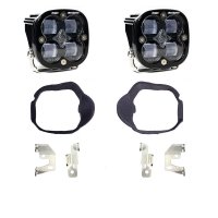 Mercedes Squadron SAE Fog Pocket Light Kit For Mercedes 2014-2018 Sprinter Van (Clear) Baja Desig...