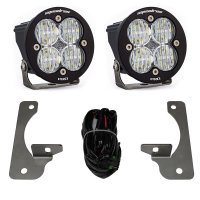 Jeep JK Squadron-R Pro Fog Pocket Light Kit Premium Bumper (Clear)-Jeep 2007-09 Wrangler JK Baja ...