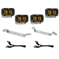 2024-Present Toyota Tacoma S2 SAE Baja Amber OEM Fog Replacement Kit Baja Designs