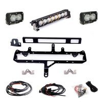 Toyota S8 10 inch Light Bar S2 Pro Grille Conversion Light Kit 2024-On Toyota Tacoma Clear Baja D...