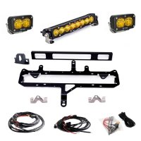 Toyota S8 10 Inch Light Bar S2 Pro Grille Conversion Light Kit 2024-On Toyota Tacoma Baja Amber B...