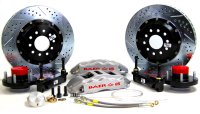 Brake System 14 Inch Front Pro+ Silver 1969 AMC AMX BAER Brakes
