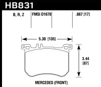 HAWK HPS 5.0 Brake Pad Sets