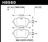 HAWK HPS Brake Pad Sets