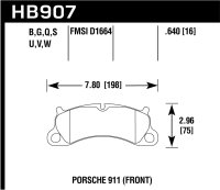 HAWK HPS 5.0 Brake Pad Sets