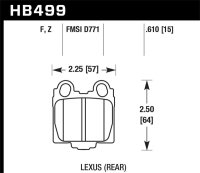 HAWK HPS Brake Pad Sets
