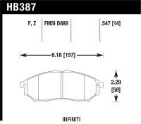 HAWK Ceramic Brake Pad Sets