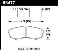 HAWK HPS Brake Pad Sets