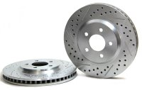 Claw Performance Rotors Front 05-10 Ford Mustang GT 07-08 Shelby GT 08-09 Bullitt 11-14 Mustang B...