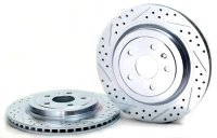 Claw Performance Rotors Rear 08-14 Cadillac CTS W/345Mm Front And 339Mm Rear Rotors And 11-17 Che...