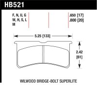 HAWK Black Brake Pad Sets