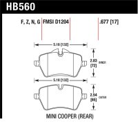 HAWK HPS Brake Pad Sets