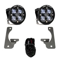 Squadron R SAE Fog Pocket Light Kit Jeep 2007-18 Wrangler JK w/ Premium OE Bumper (SAE Fog; Clear...