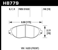 HAWK HPS 5.0 Brake Pad Sets
