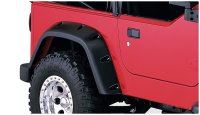 Bushwacker 10042-07 Black Pocket/Rivet Style Textured Finish Rear Fender Flares for 1997-2006 Jee...
