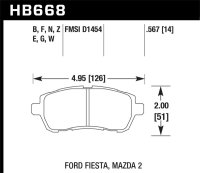HAWK HPS 5.0 Brake Pad Sets