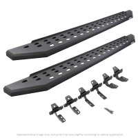 Go Rhino - 69444568PC - RB20 Running Boards W/Mounting Brackets Kit - Text.Black