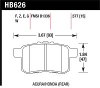 HAWK HPS Brake Pad Sets