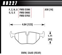 HAWK HPS 5.0 Brake Pad Sets