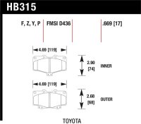 HAWK LTS Brake Pads