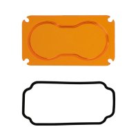 S2 Light Pod Lens Kit (Spot; Factory Amber) Baja Designs