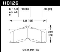 HAWK HPS Brake Pad Sets